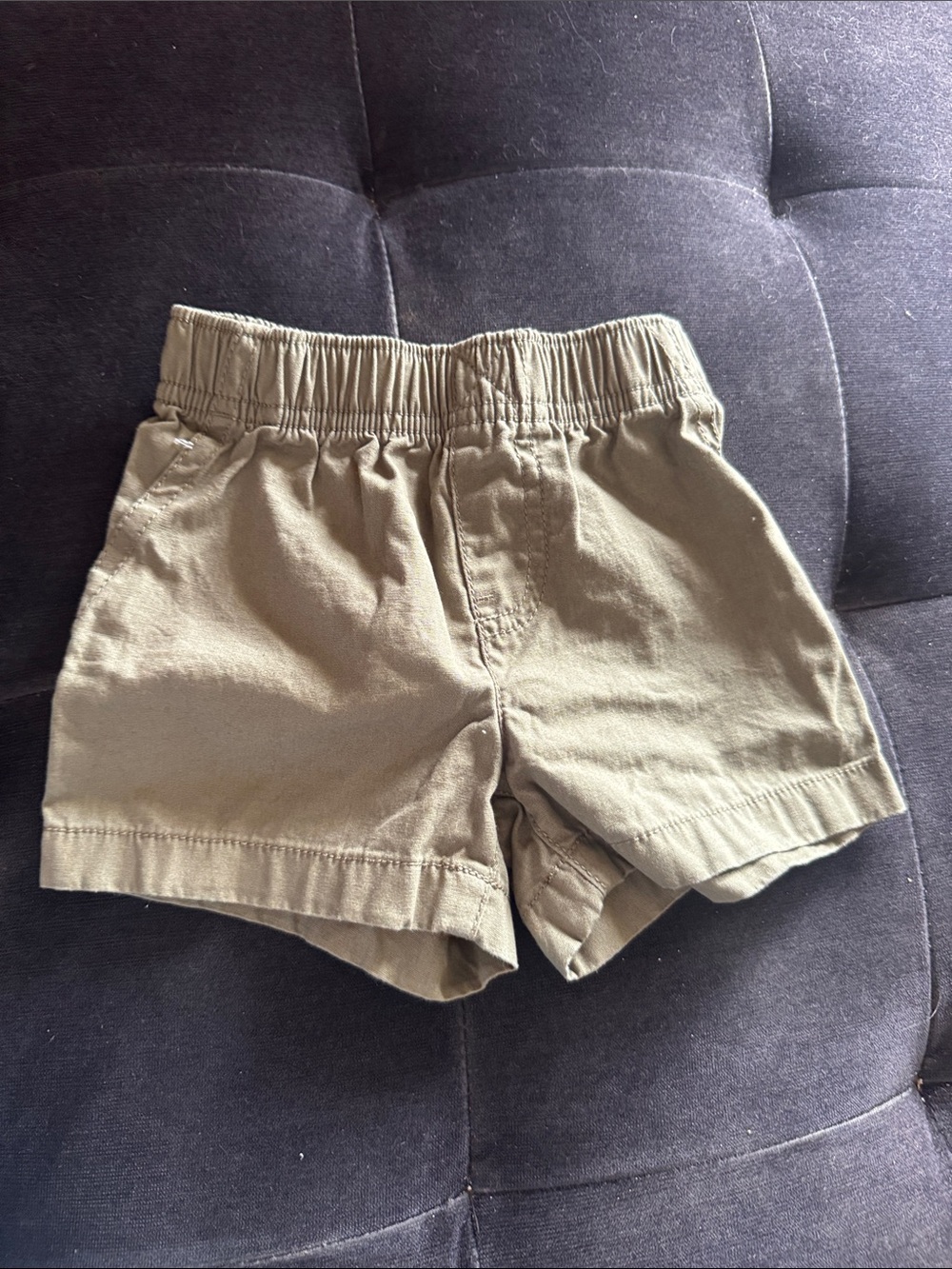 Carter's Elastic Waist Khaki-Tone Pull-On Shorts